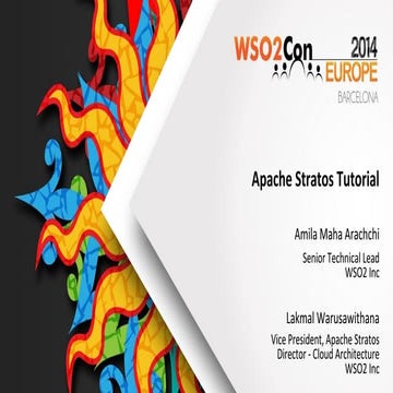 Apache Stratos tutorial WSO2Con Europe-2014
