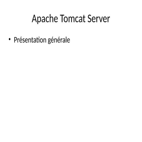 Apache_Tomcat_Presentation tous qui a une relation avec
