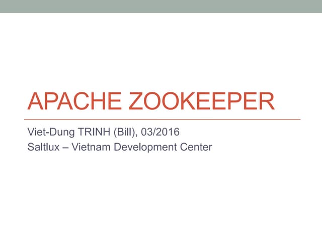 Apache Zookeeper