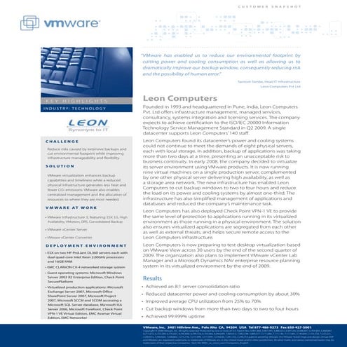 Leon IT Setup Case Study