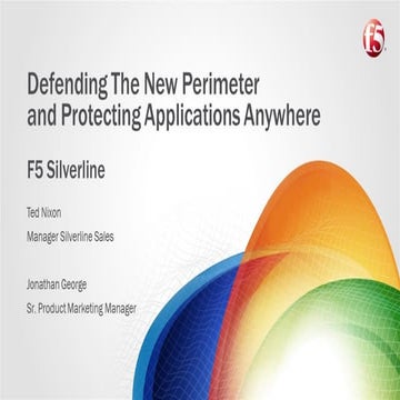 F5 Networks APAC: Defending your perimeter today!
