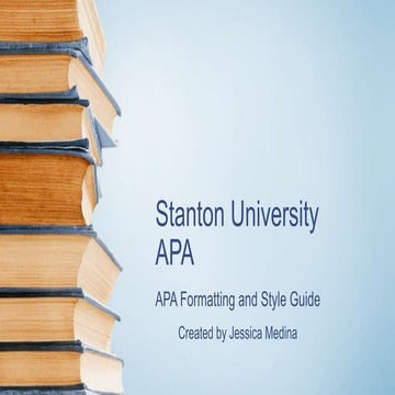 Apa Formatting