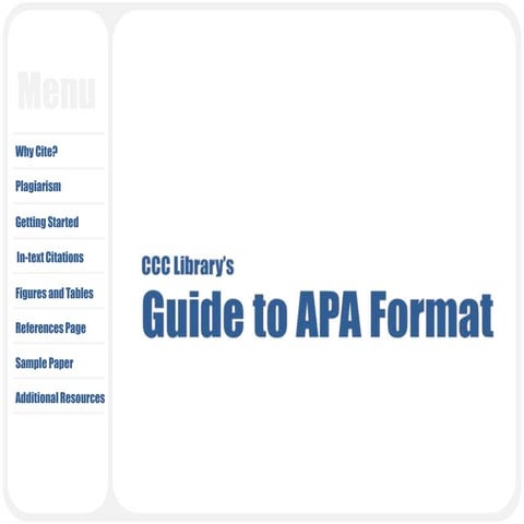 Apa Guide
