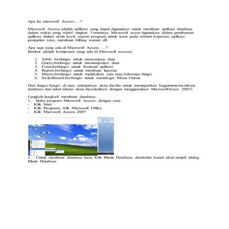 microsoft access itu apa