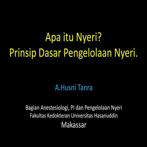 Apa itu nyeri, perinsip dasar nurs