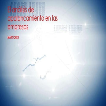 Análisis de Apalancamiento en las Empresas | PDF
