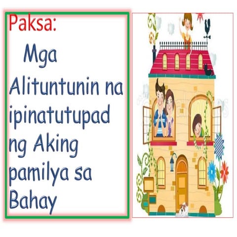 Alituntunin Sa Bahay