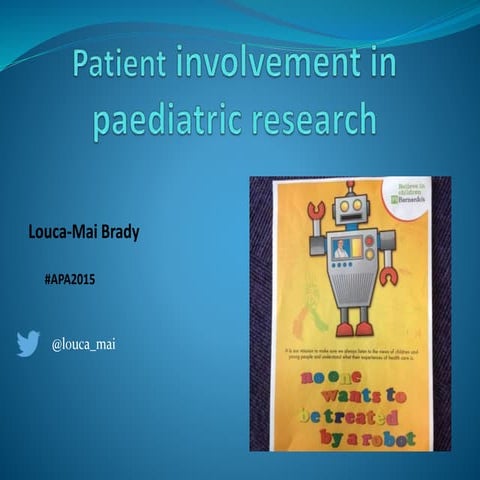 APA 2015_LM Brady involving cyp in research_03.15