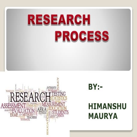 RESEARCH  PROCESS 