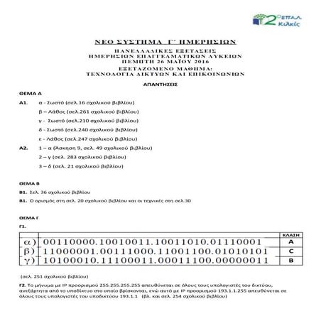 Apantiseis thematon tde 2016