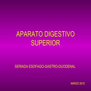 Clase Aparato digestivo sup -2°