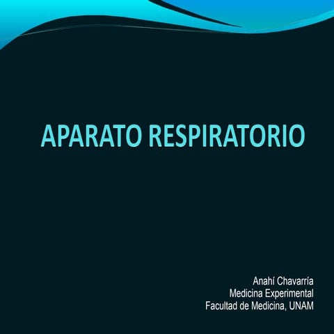 Histología de aparato respiratorio 