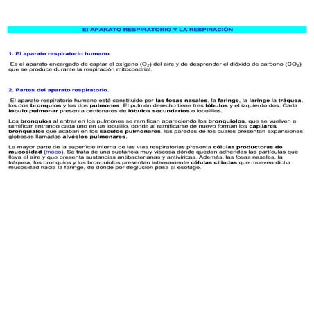 Aparato respiratorio resumen