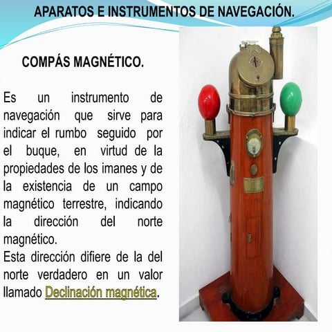 Aparatos e instrumentos de navavegación