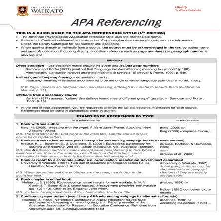 Apa referencing 6th_ed