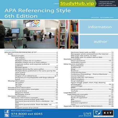 APA Referencing Style 6th Edition.pdf | Desktop Publishing | Computer ...