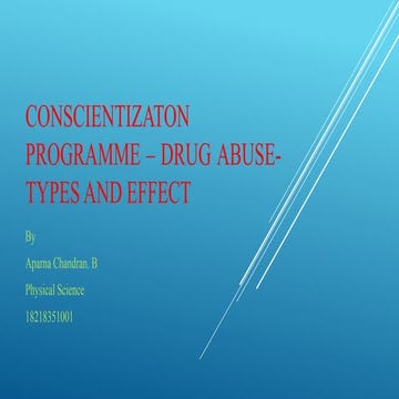 Aparna conscientizaton programme for drugs and alcoholism