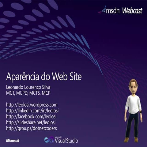 ASP.NET - Aparência do WebSite