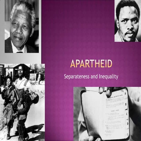 CAPE History Unit Two Apartheid