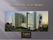 Apartments in jp nagar