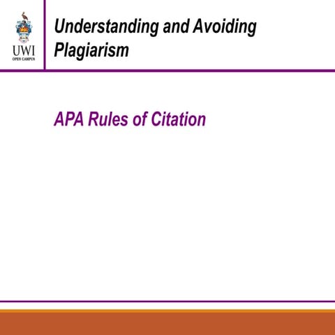 Reference List Citations - APA 6th Edition | PPT