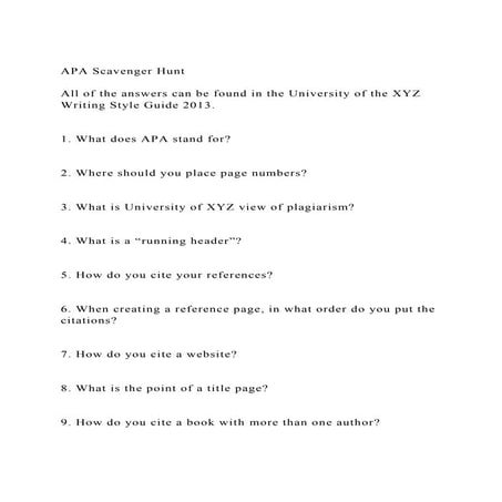 APA Scavenger HuntAll of the answers can be found in the Unive.docx