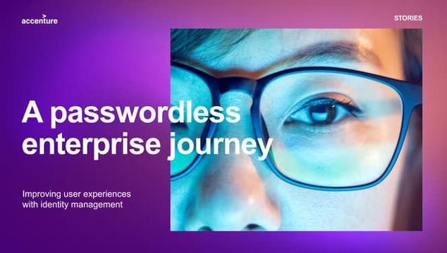A passwordless enterprise journey