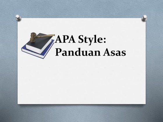 Panduan Mudah Format APA Edisi ke-7 | PDF