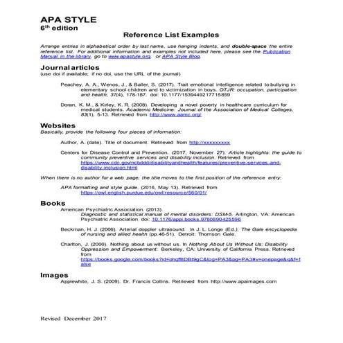 APA citation examples