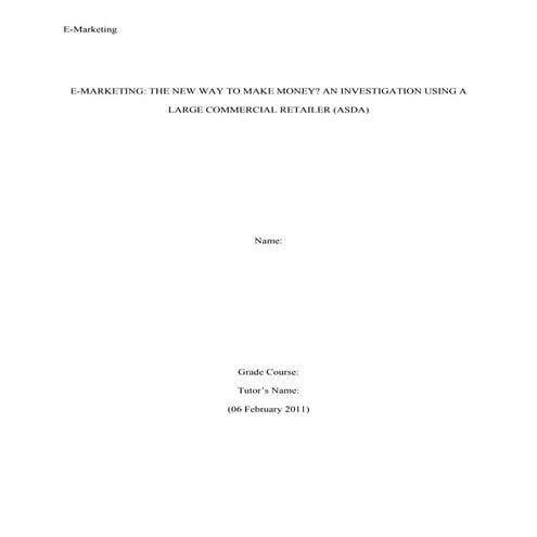 Apa style dissertation e marketing the new way to make money-an investigation...