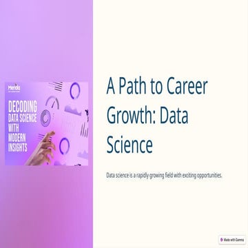 A Path TO Career Growth- Data Science.pptx