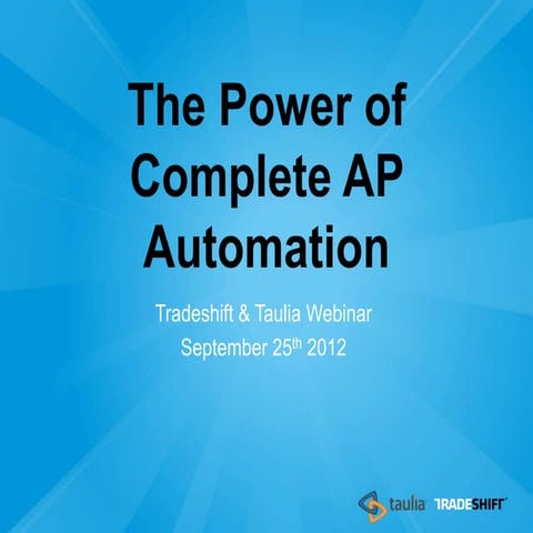 The Power of Complete AP Automation Webinar