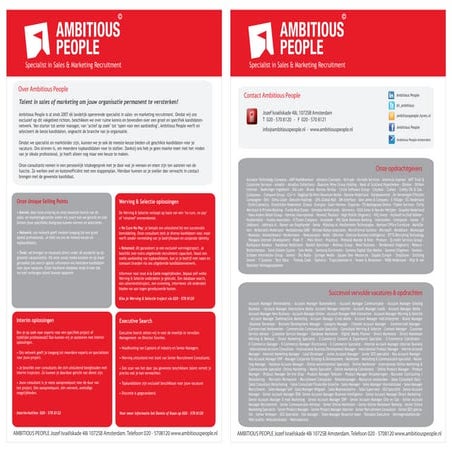 Management Drives Introductie Brochure | PDF