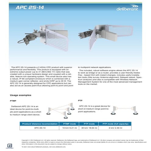 Deliberant - Apc 2 s-14