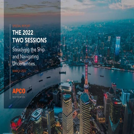 APCO Worldwide's 2022 Two Sessions Report
