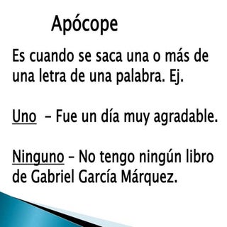 Apócope