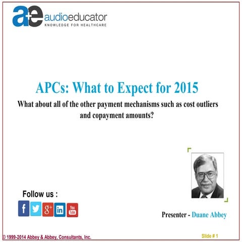 APCs: What to Expect for 2015
