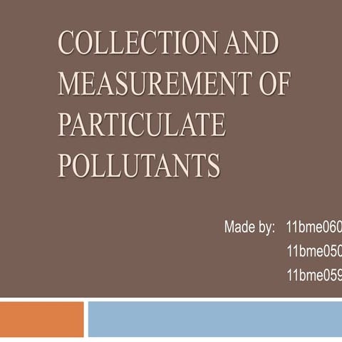 particulate air pollution measurement 