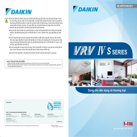 Daikin VRV IV S Air Conditioning System: Features and Installation ...