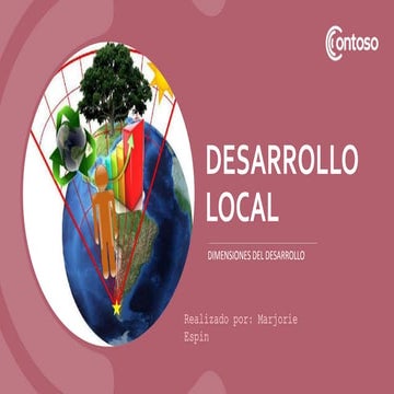 Dimensiones del Desarrollo Local 