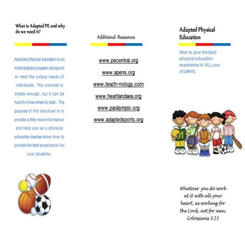 General-Program-Evaluation-Adapted-Physical-Education-for-the ...