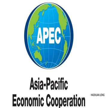 Asia Pasific Economic Cooperation Presentation | PPTX