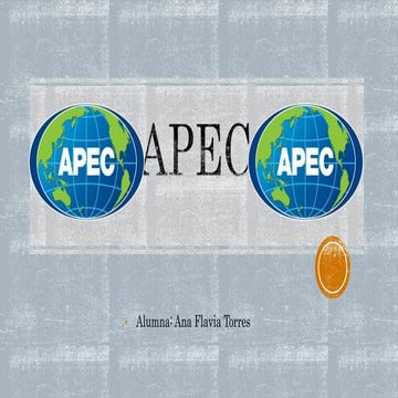 APEC cooperacion economica | PPT