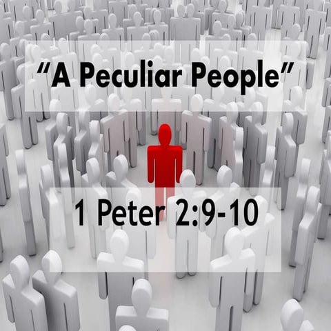 A peculiar people | PPTX
