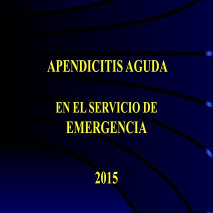 Apendicitis 2015