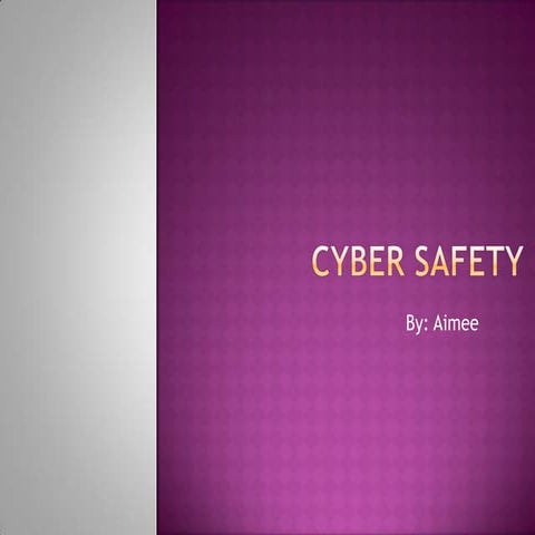 Aimee on cyber safety