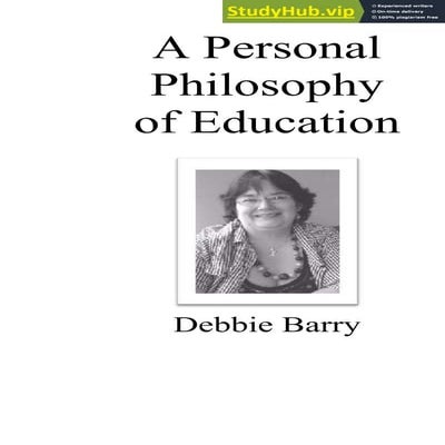 A Personal Philosophy Of Education