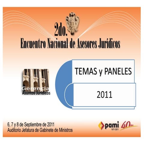 Apertura Encuentro2011