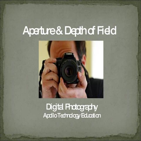 Aperture & Depth Of Field