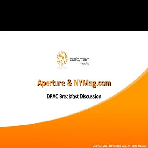 Aperture & Ny Mag.Com